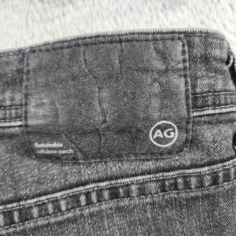 AG Adriano Goldschmied Jeans Mens 34x33 Gray Everett Slim Straight Stretch Faded - Picture 11 of 13
